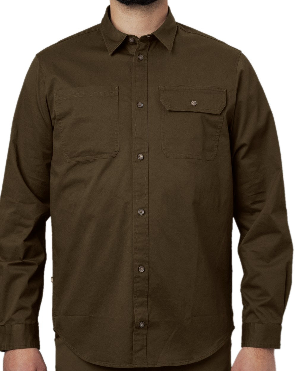 Willow Green Coloured Harkila Trym Skjorte on white background