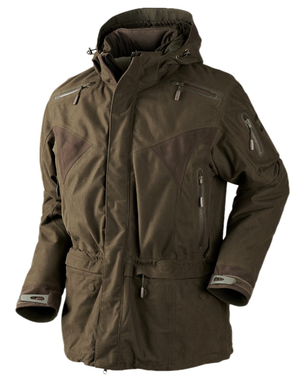 Hunting Green Coloured Harkila Visent Jacket on white background