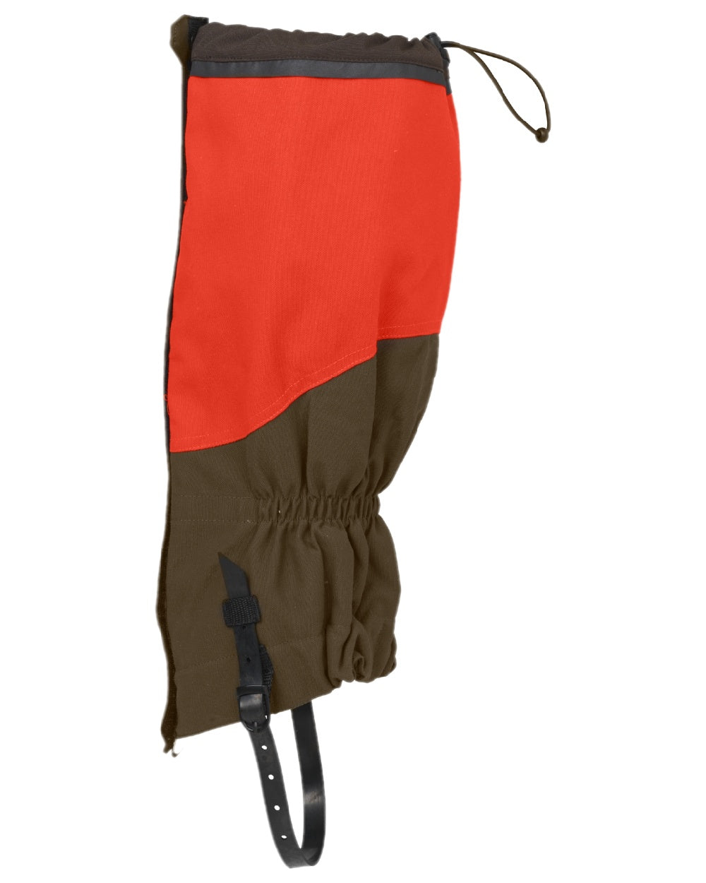 Orange Blaze Willow Green Coloured Harkila Wildboar Pro Gaiters on white background