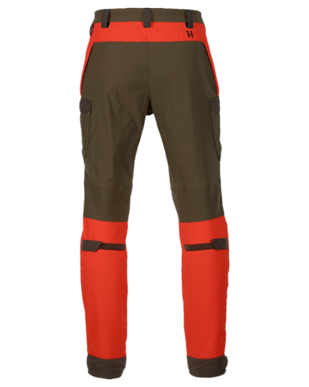 Wildboar Orange Willow Green Coloured Harkila Wildboar Pro Trousers on white background