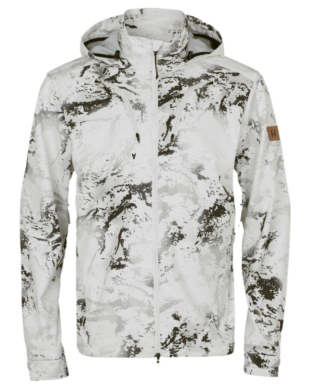 AXIS Snow Coloured Harkila Winter Active WSP Jacket on white background
