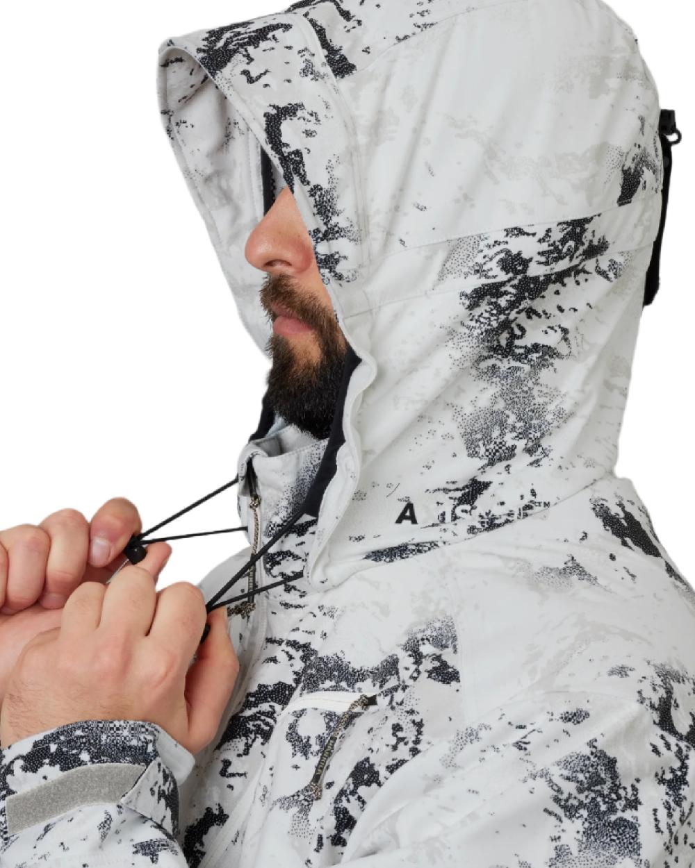 AXIS Snow Coloured Harkila Winter Active WSP Jacket on white background