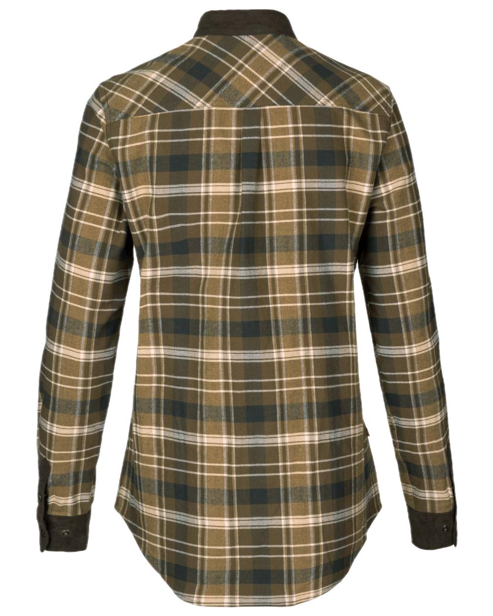 Antique Bronze Coloured Harkila Womens Aivak Long Sleeved Shirt on white background