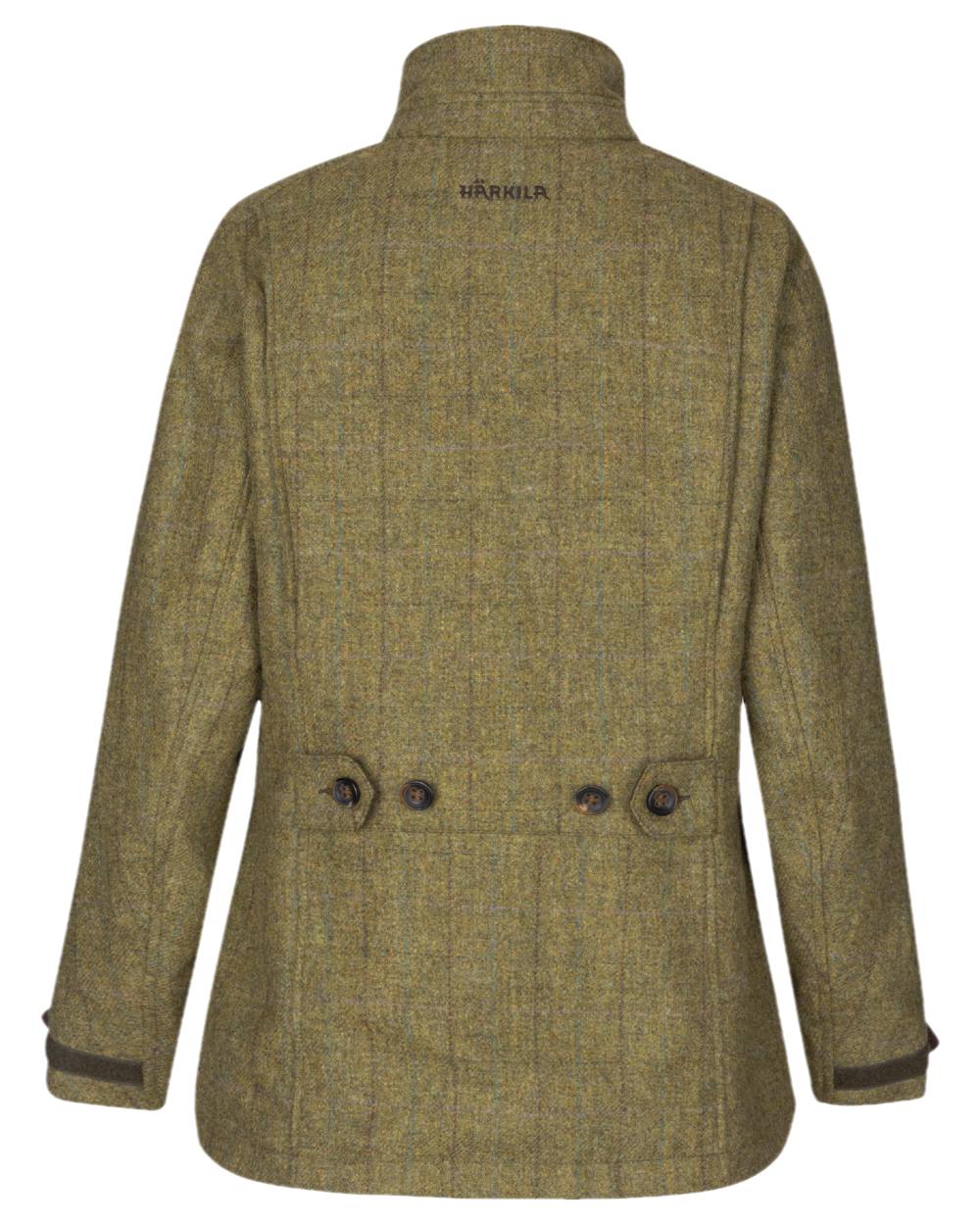 Olive Coloured Harkila Womens Jura GTX Jacket on white background