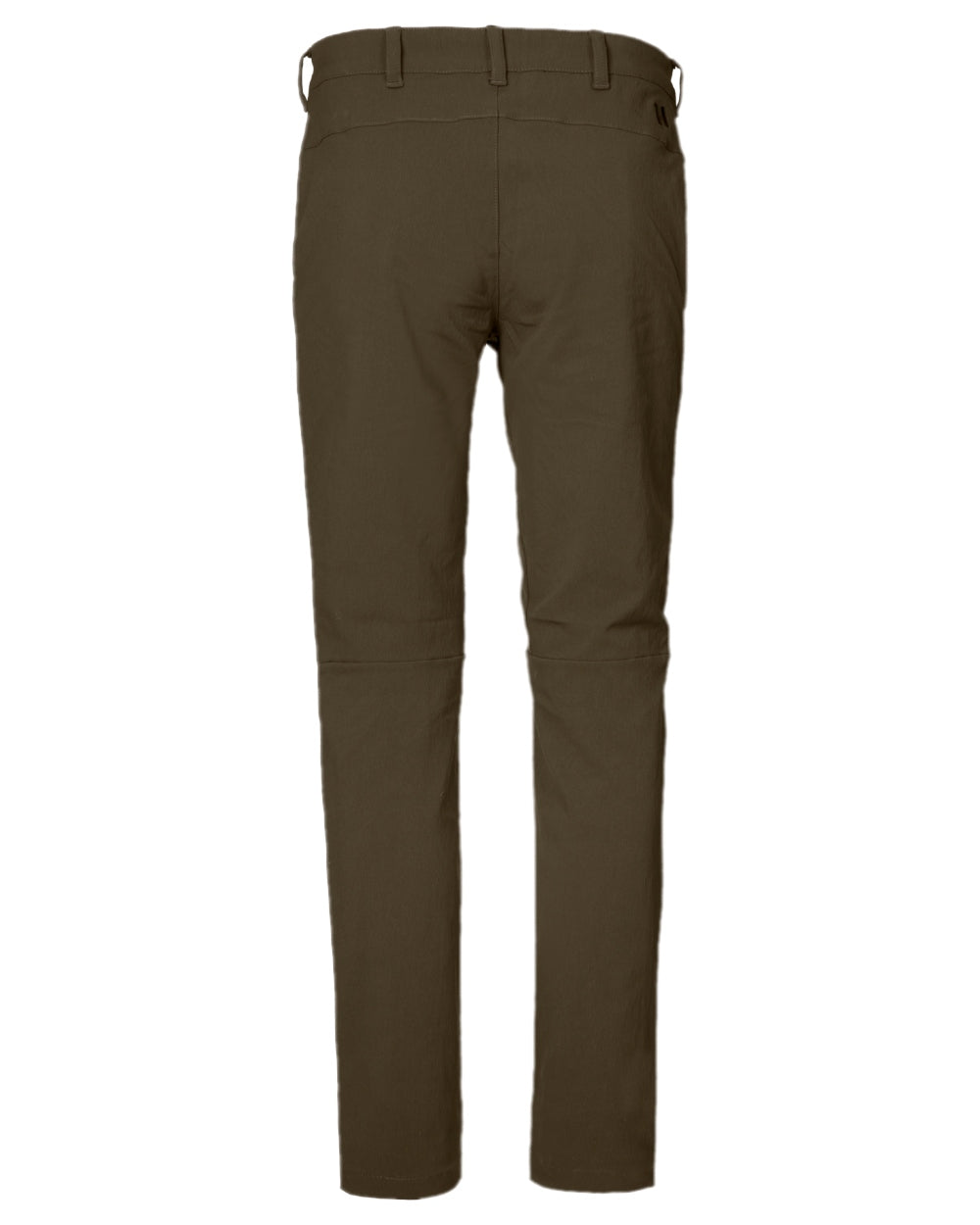 Dark Warm Olive Coloured Harkila Womens Retrieve Light Trousers on white background