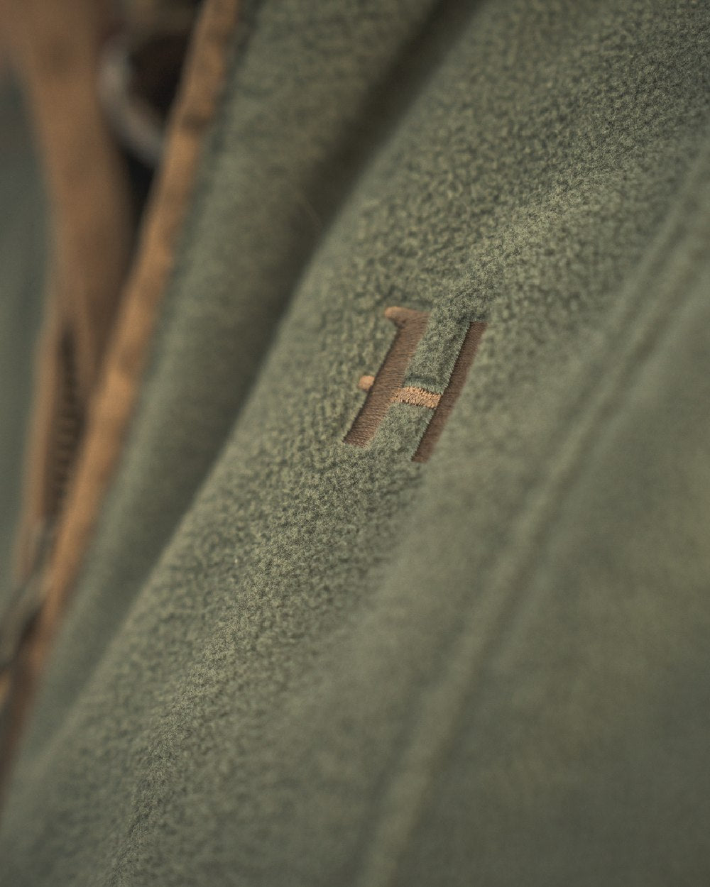 Grape Leaf Coloured Harkila Womens Sandhem 200 Fleece Waistcoat on outdoor background