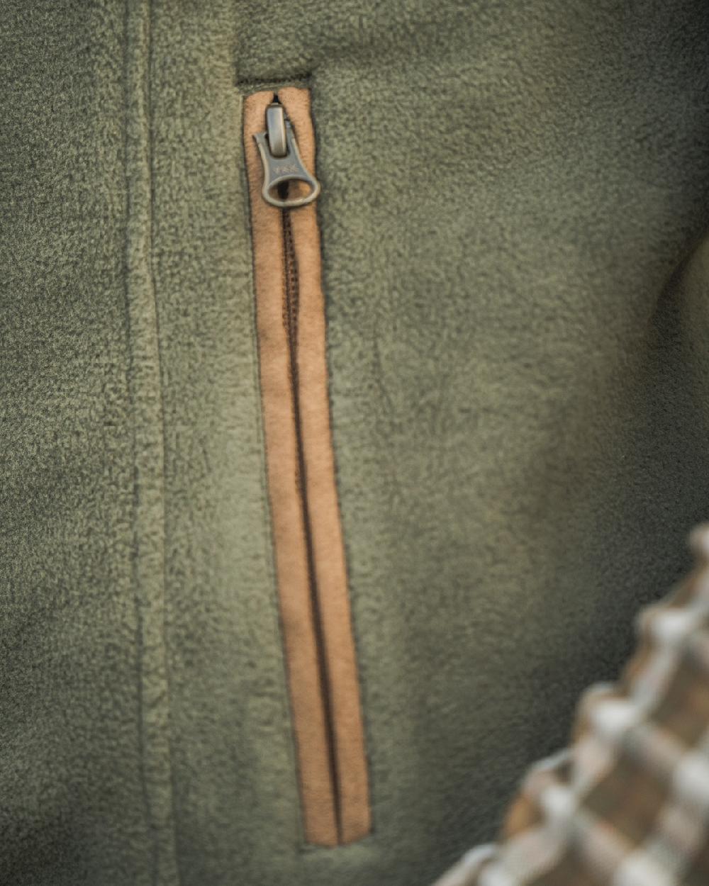 Grape Leaf Coloured Harkila Womens Sandhem 200 Fleece Waistcoat on outdoor background