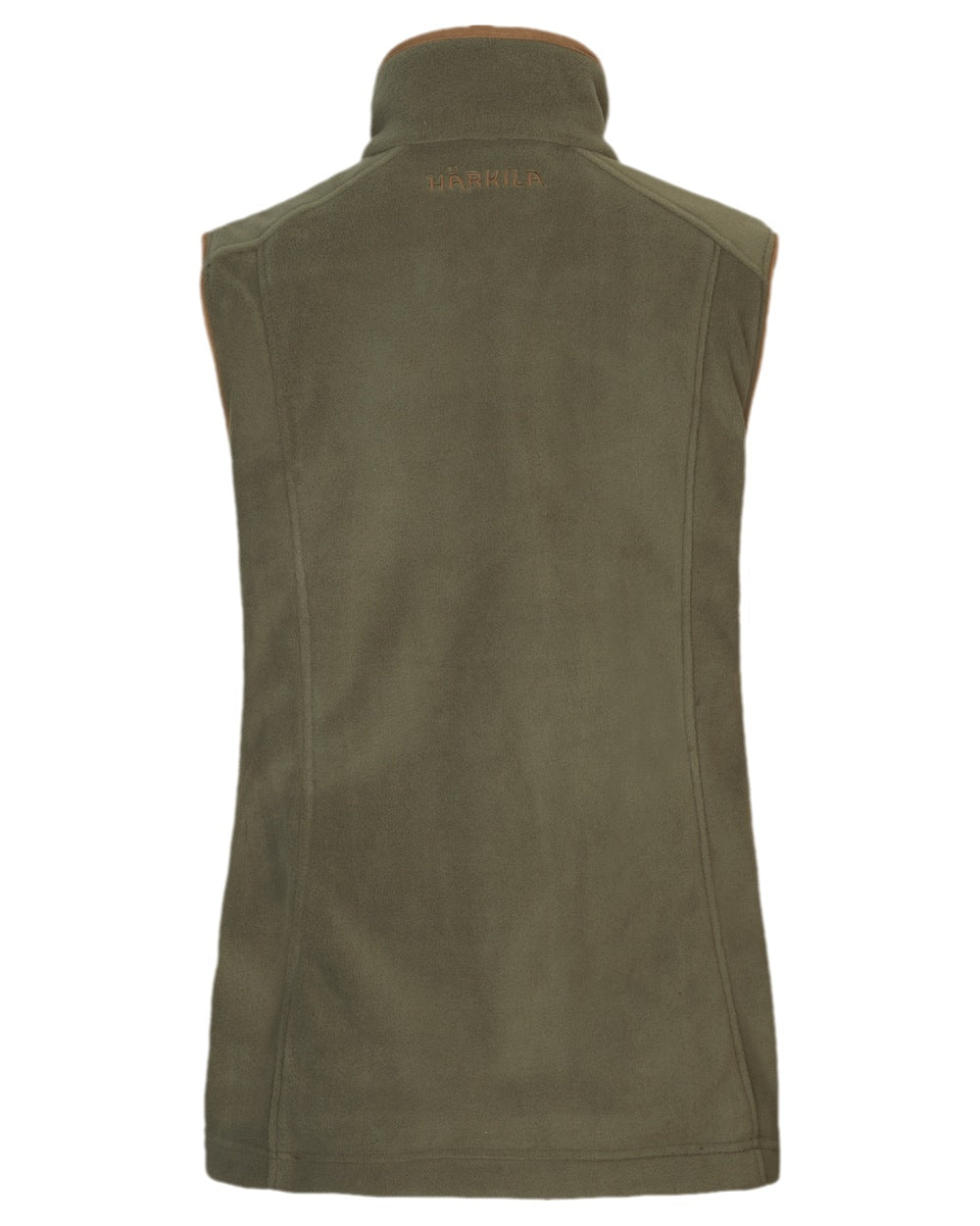 Grape Leaf Coloured Harkila Womens Sandhem 200 Fleece Waistcoat on white background