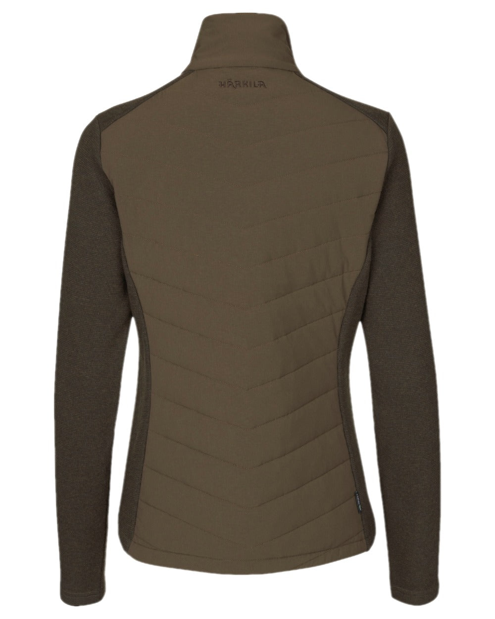 Willow Green Coloured Harkila Womens Sandhem Pro Insulated Cardigan on white background