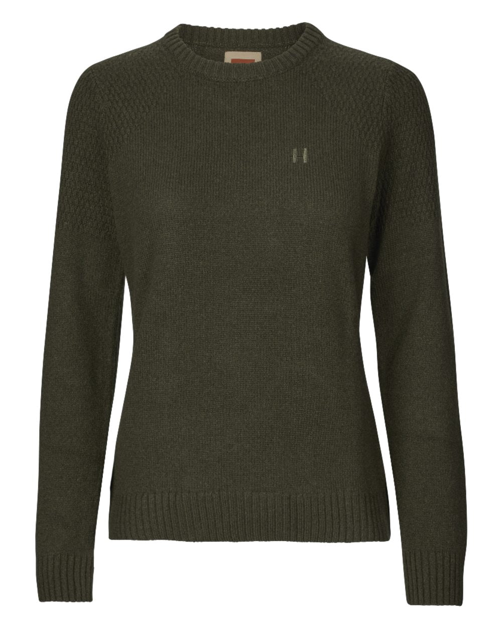Rosin Coloured Harkila Womens Vinnie Merino Pullover on white background