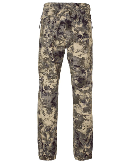 AXIS Mountain coloured Harkila Mountain Hunter Expedition HWS Packable Trousers on white background