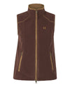 Harkila Womens Sandhem 200 Waistcoat in Burgundy #colour_burgundy