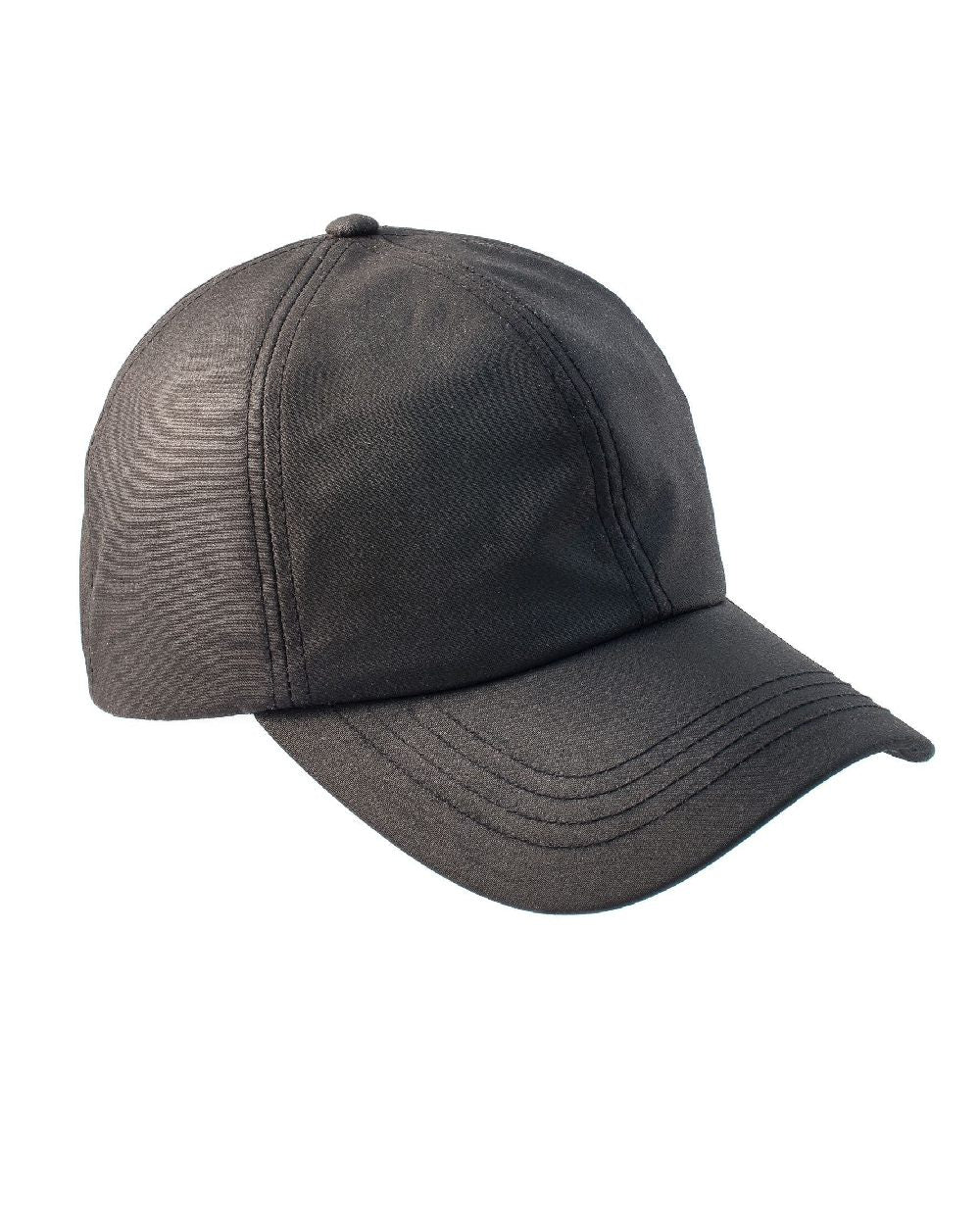 Heather Darley Wax Baseball Cap in Black