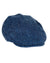 Heather Highland Harris Tweed Flat Cap in Blue/Black #colour_blue-black