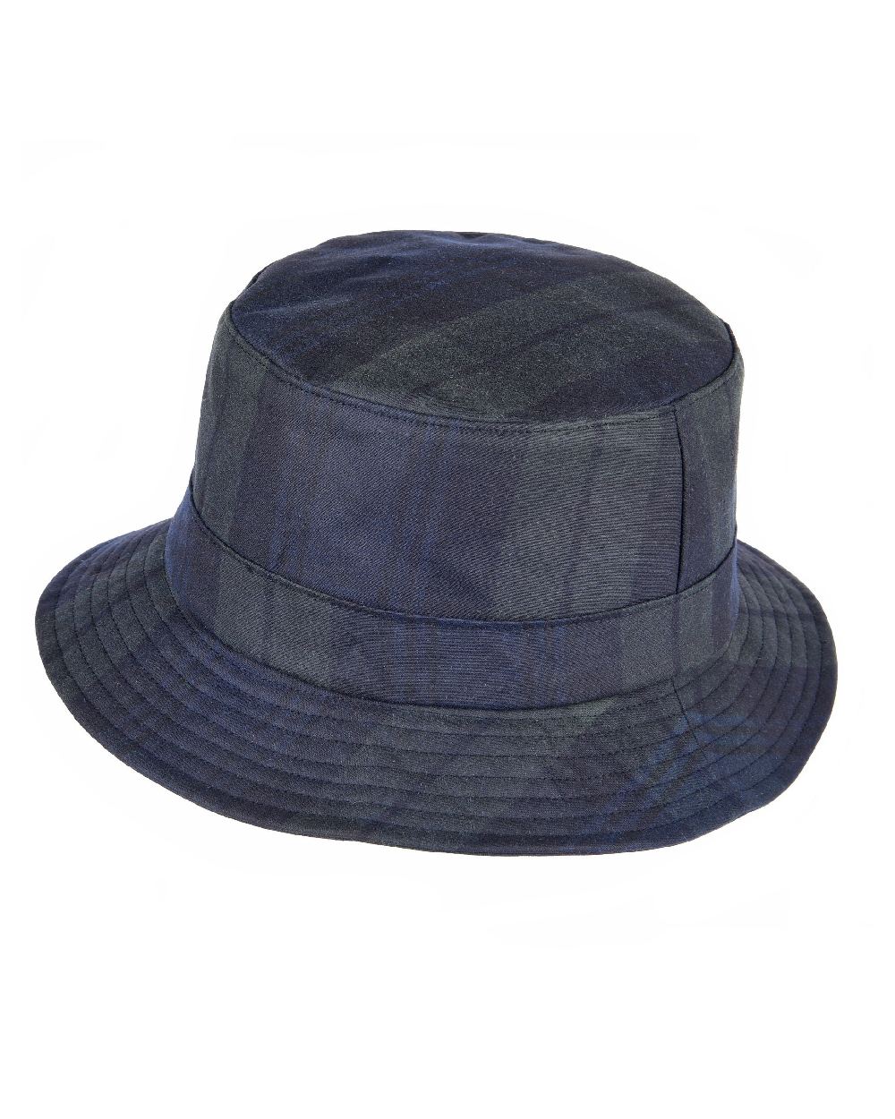 Heather Lachlan Tartan Wax Bush Hat in Blackwatch