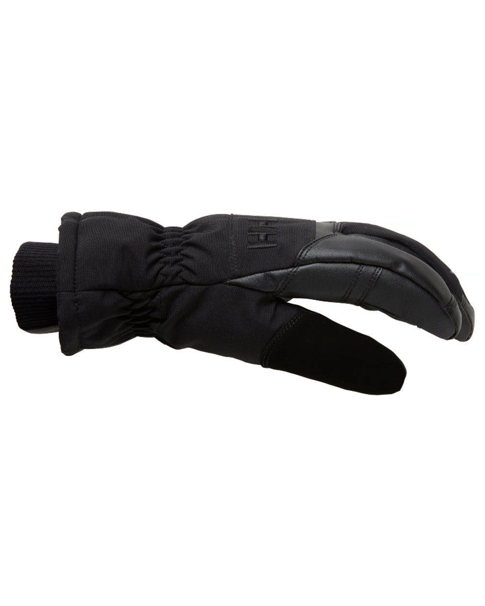 Black Coloured Helly Hansen All Mountain Gloves on white background
