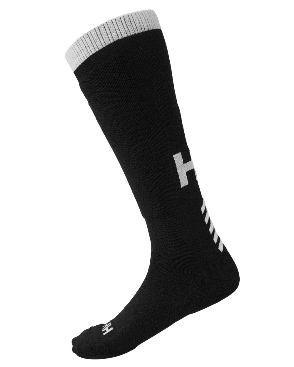 Black Coloured Helly Hansen Alpine Technical Socks on white background