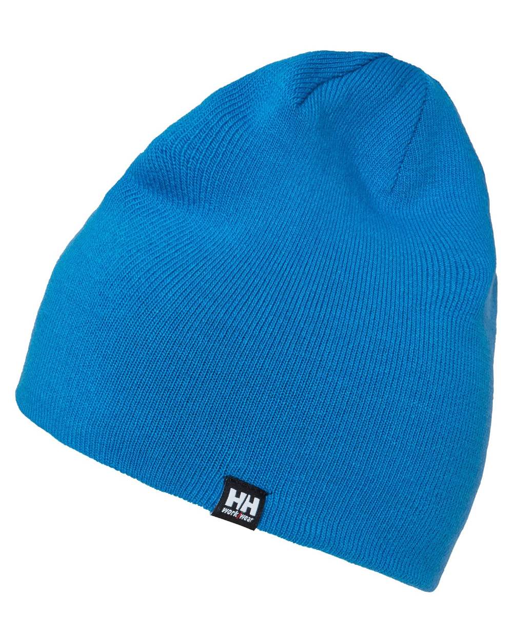 Navy Light Blue coloured Helly Hansen Classic Reversible Beanie on white background