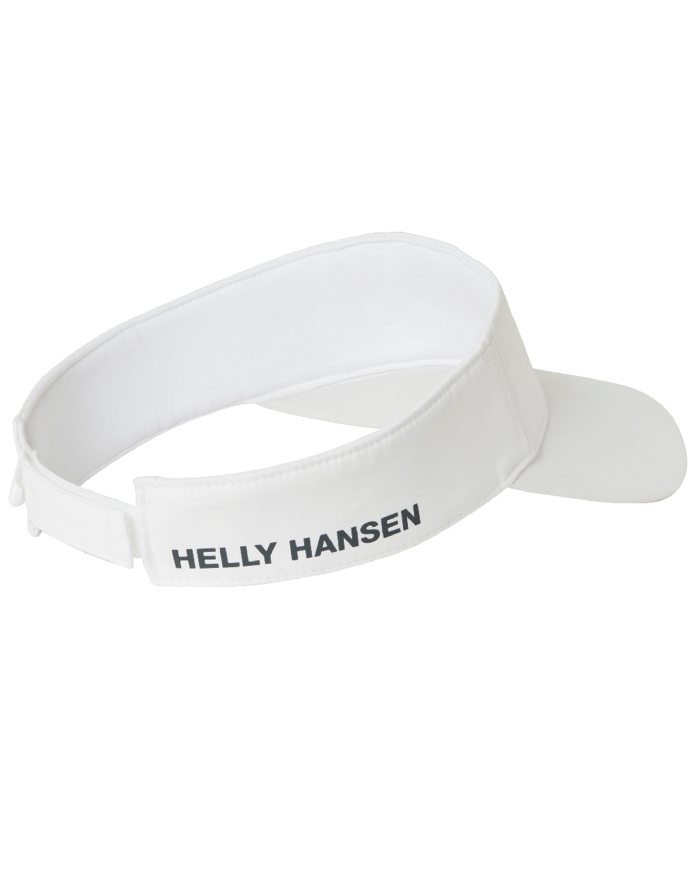 White coloured Helly Hansen crew visor 2.0 on white background