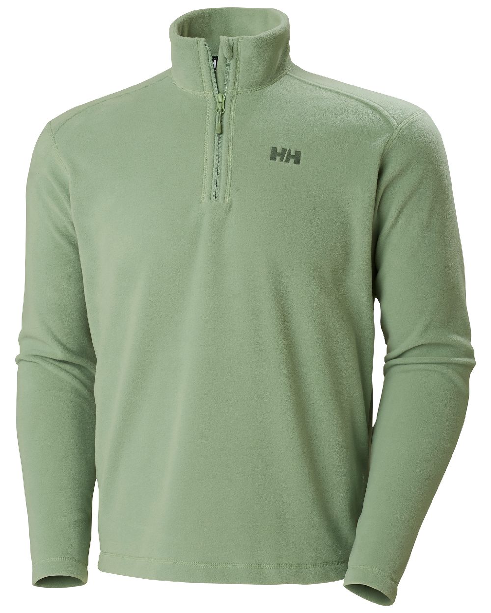 Jade 2.0 coloured Helly Hansen Daybreaker 1/2 Zip Fleece on white background