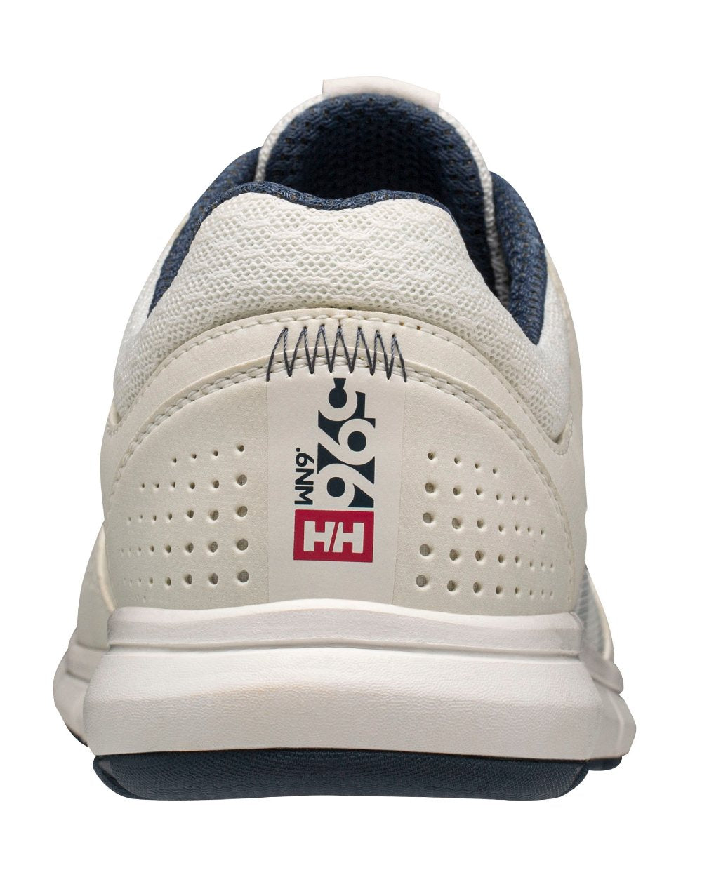 Off White Orion Blue Coloured Helly Hansen Mens Ahiga V4 HP Sneakers on white background