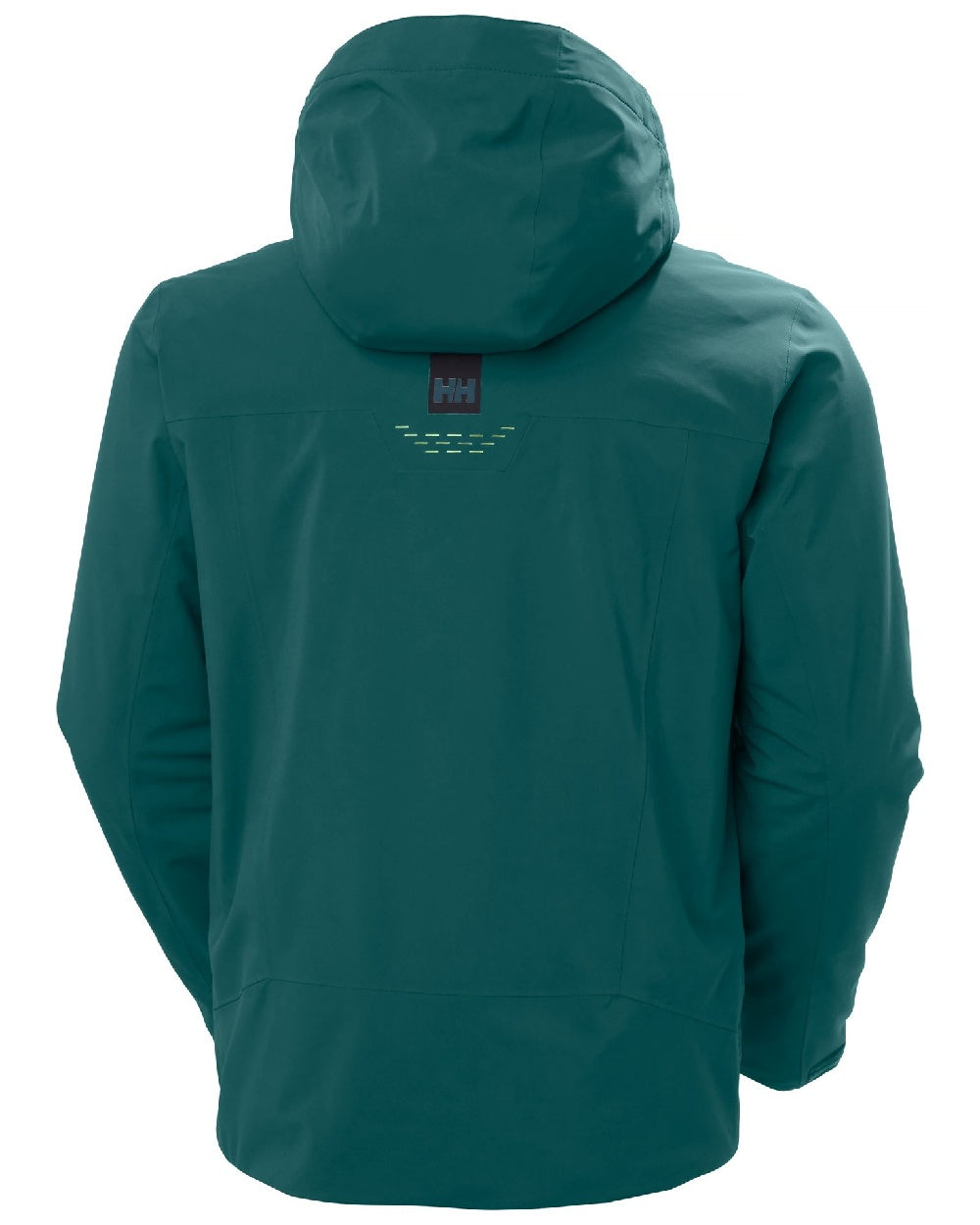 Dark Creek Coloured Helly Hansen Mens Alpha Lifaloft Insulated Ski Jacket on white background