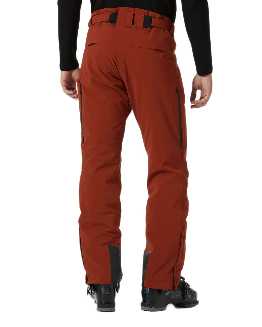 Iron Oxide Coloured Helly Hansen Mens Alpha Lifaloft Insulated Ski Pants on white background