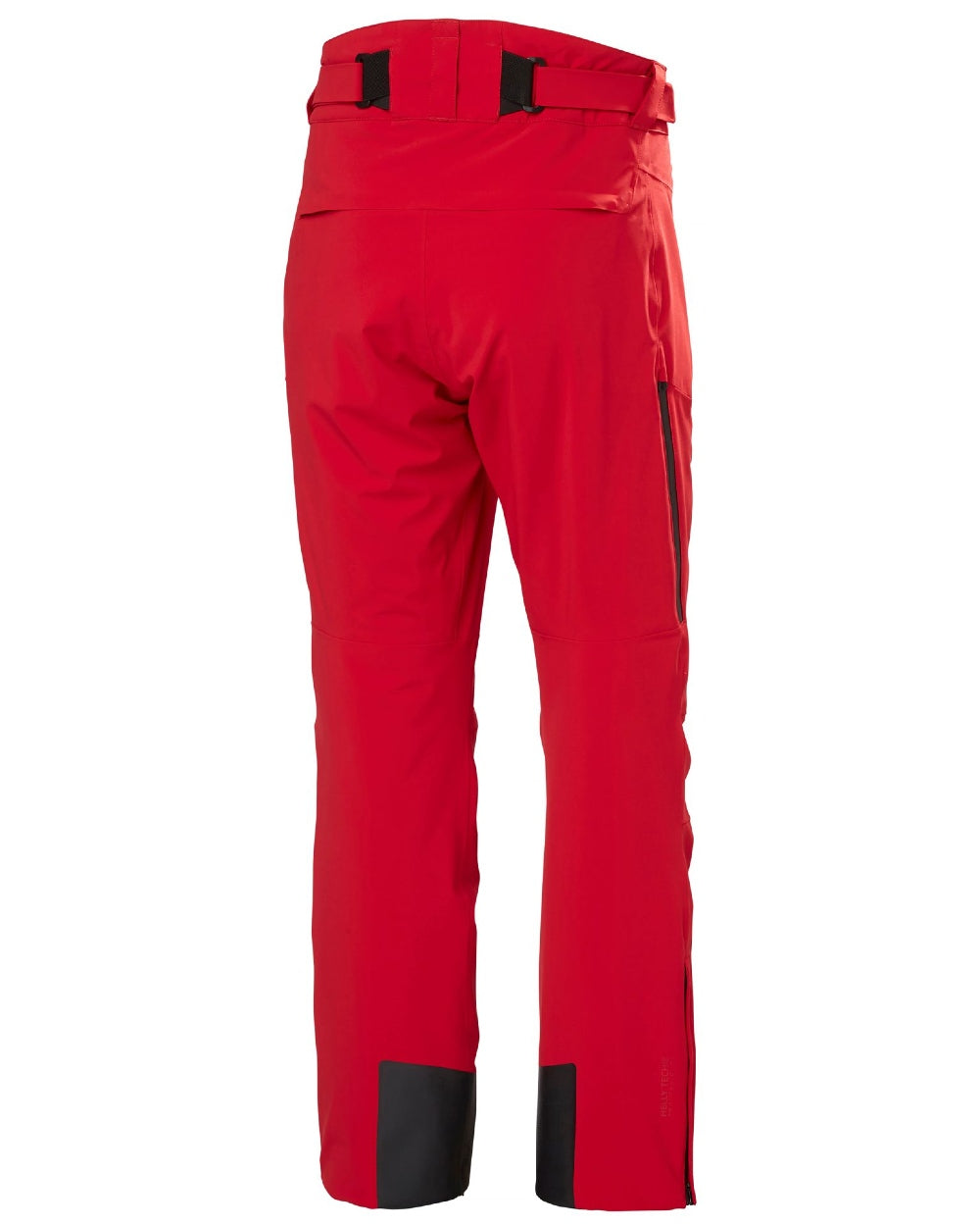 Red Coloured Helly Hansen Mens Alpha Lifaloft Insulated Ski Pants on white background