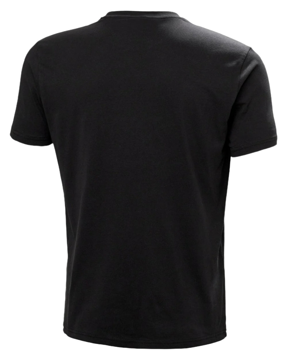 Black Helly Hansen Mens Box T-Shirt 2.0 on white background