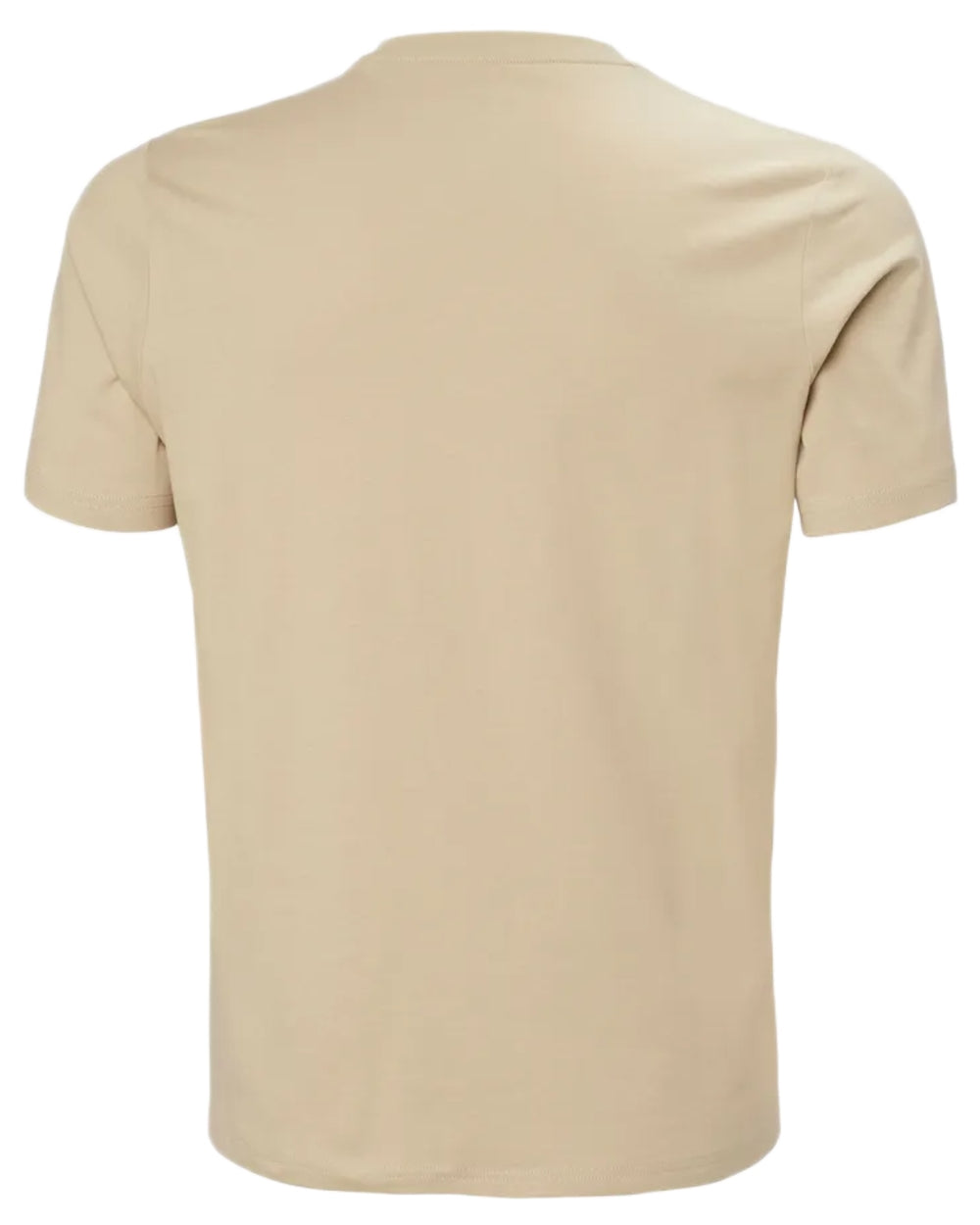 Khaki Sand coloured Helly Hansen Mens Core Graphic T-Shirt 2.0 on white background