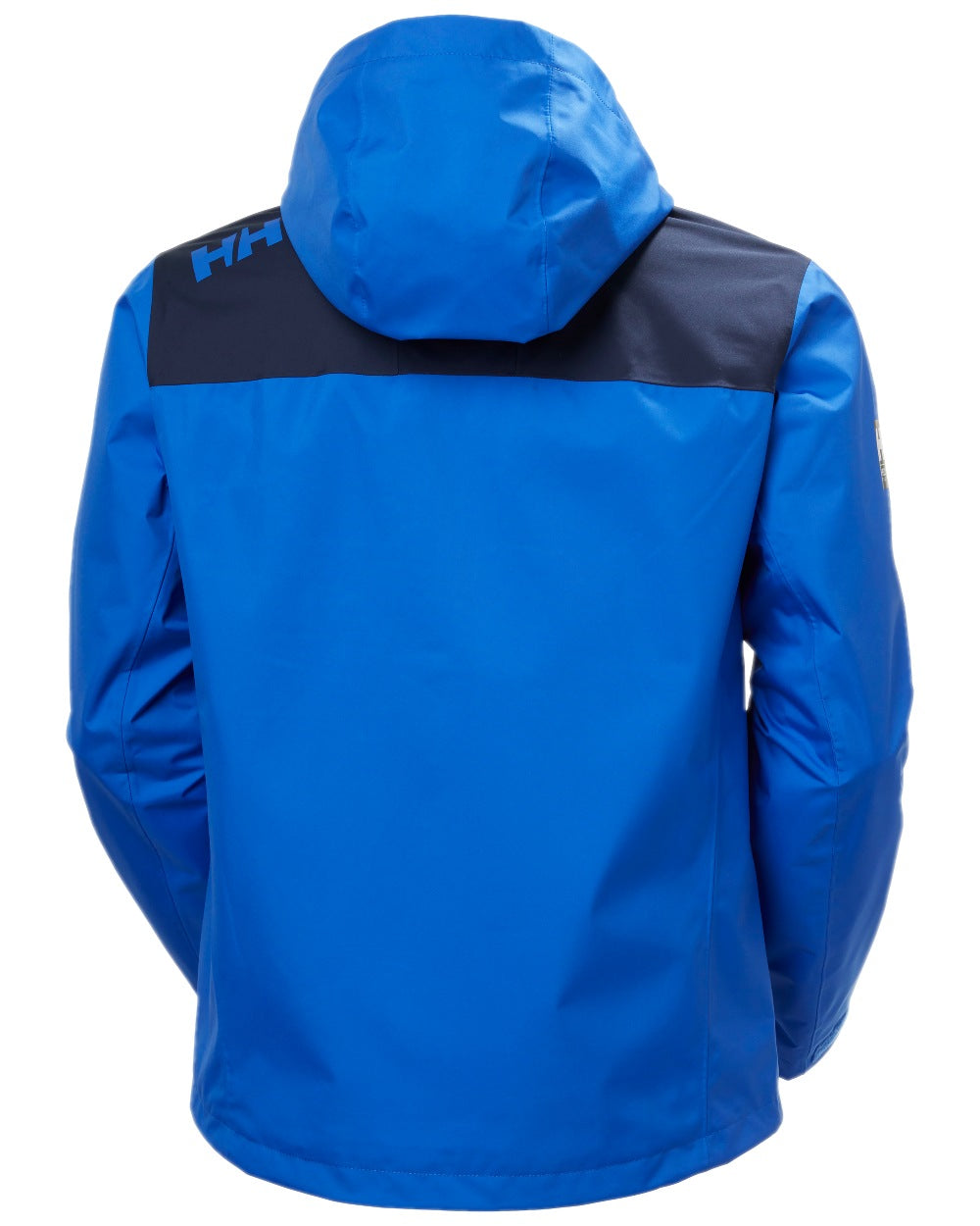 Cobalt 2 Coloured Helly Hansen Mens Crew Hooded Jacket 2.0 on white background