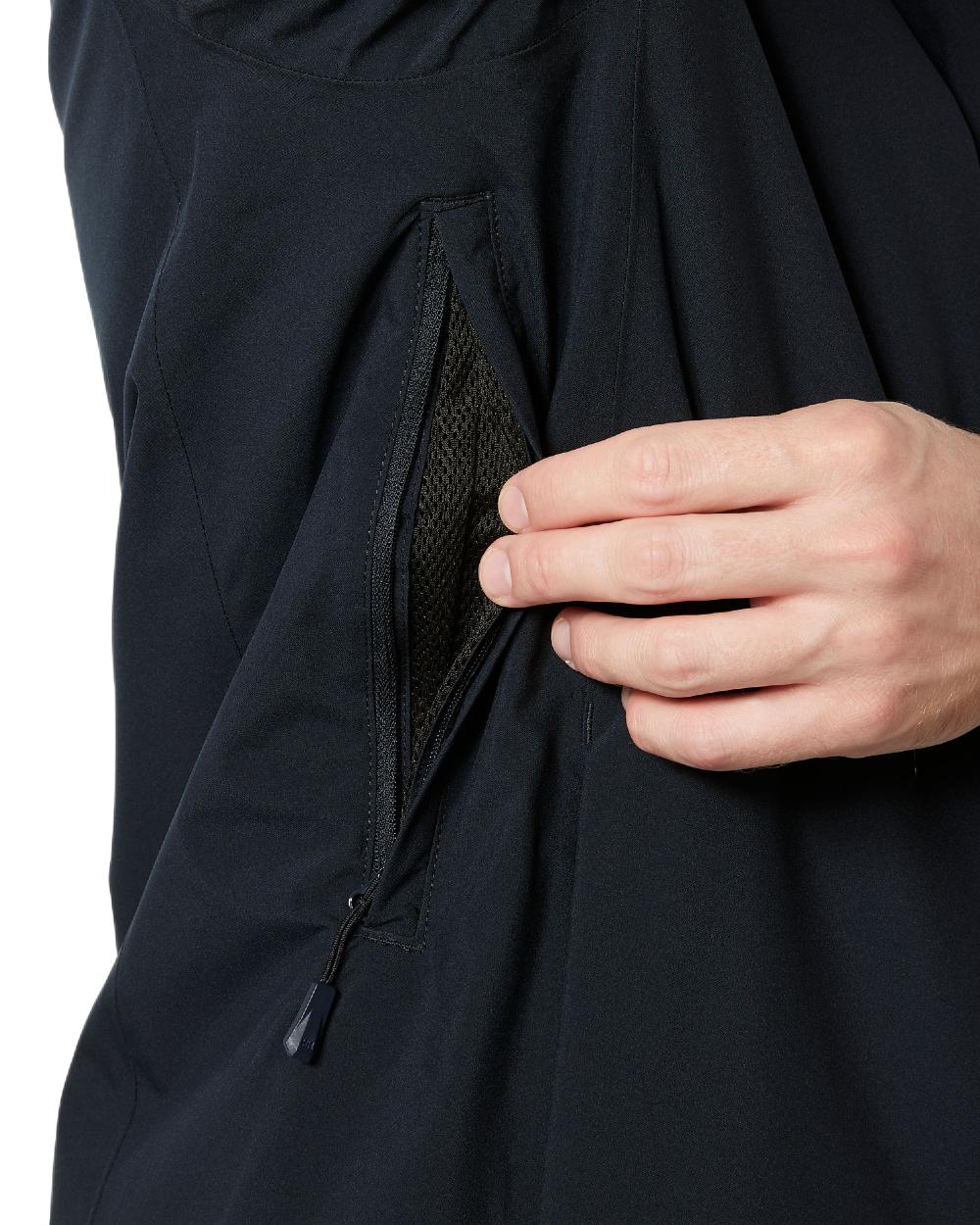 Navy Coloured Helly Hansen Mens Crewser Jacket on white background