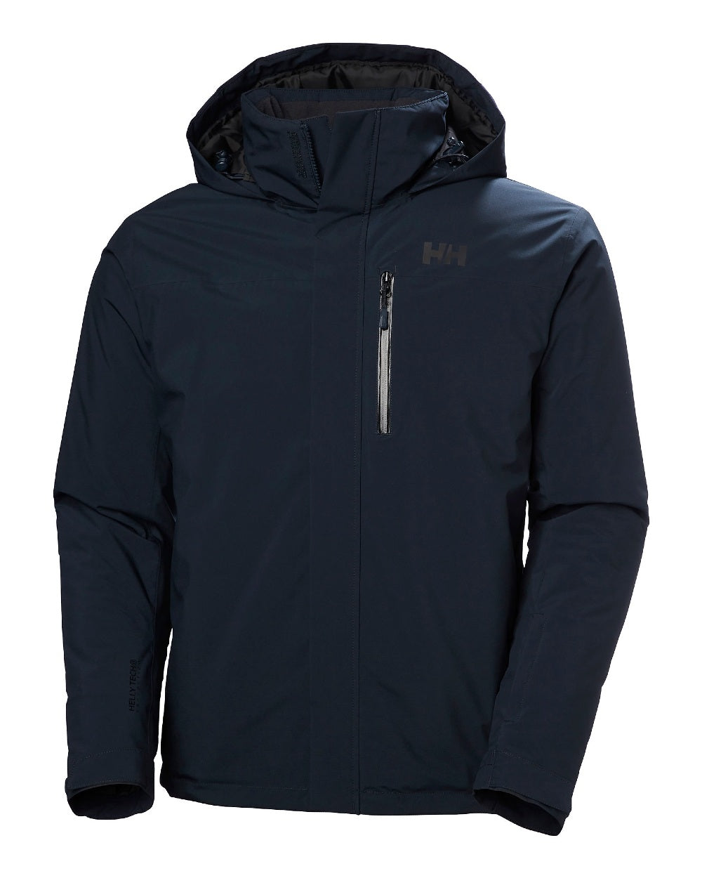 Navy Coloured Helly Hansen Mens Crewser Jacket on white background