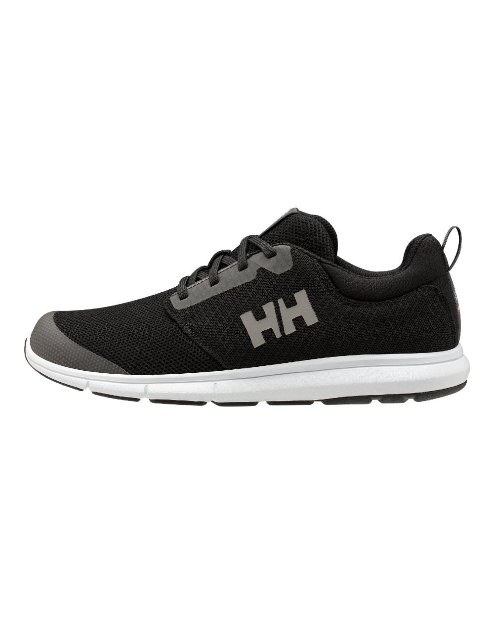 Black-White Coloured Helly Hansen Mens Feathering Shoes on white background