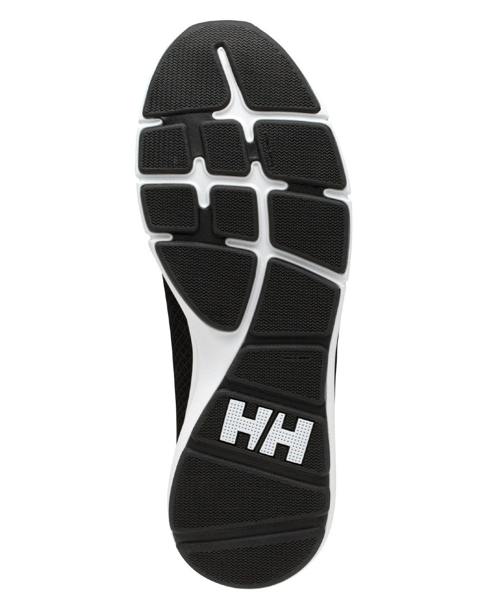 Black-White Coloured Helly Hansen Mens Feathering Shoes on white background