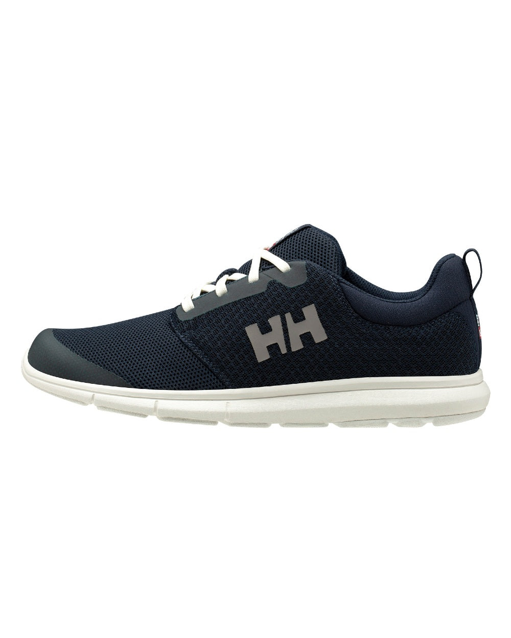 Navy Off White Coloured Helly Hansen Mens Feathering Shoes on white background