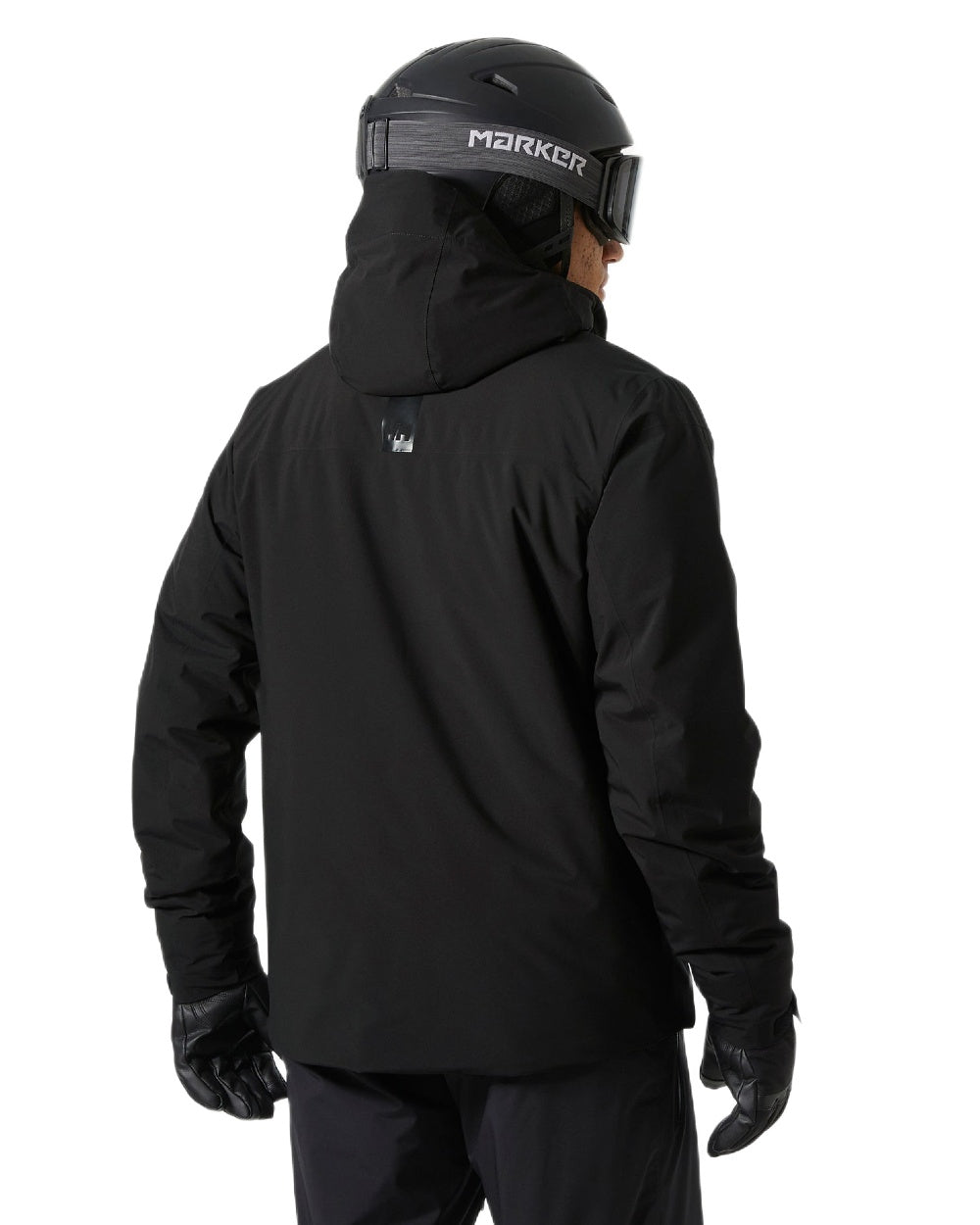 Black Coloured Helly Hansen Mens Gravity Jacket on white background
