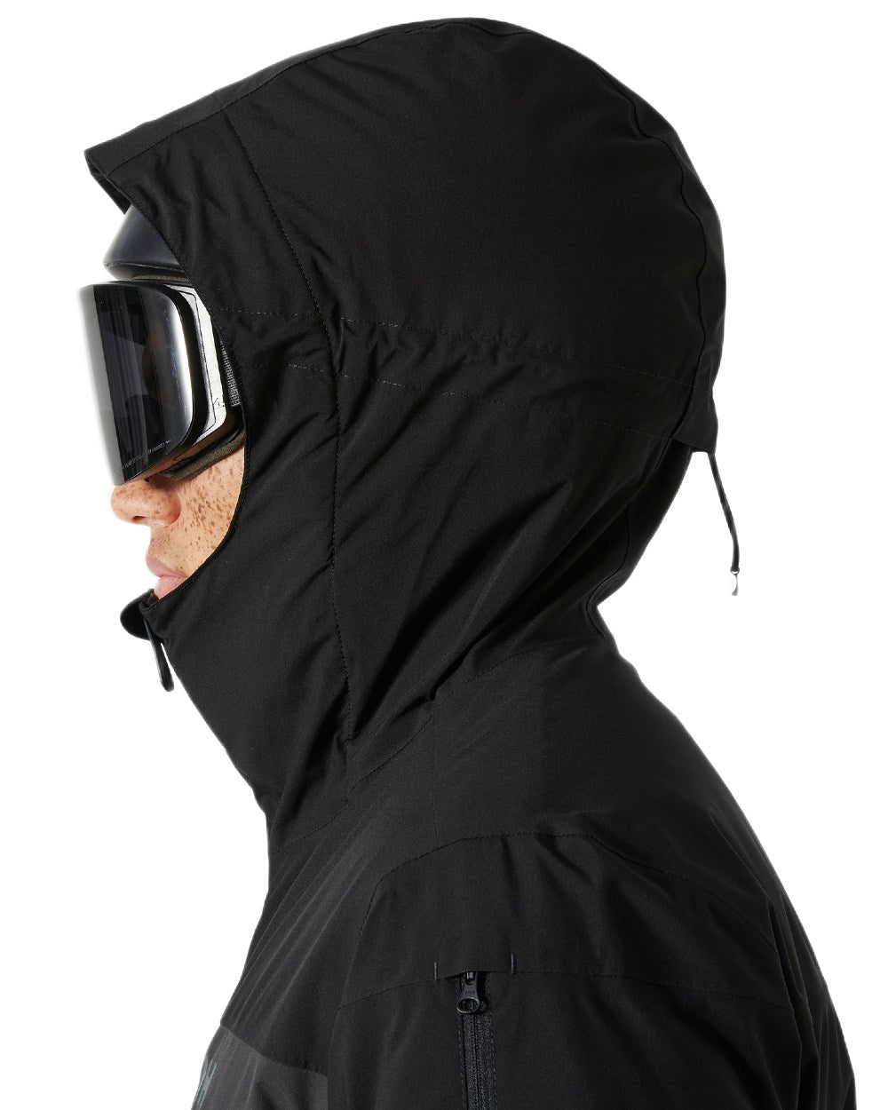 Black Coloured Helly Hansen Mens Gravity Jacket on white background