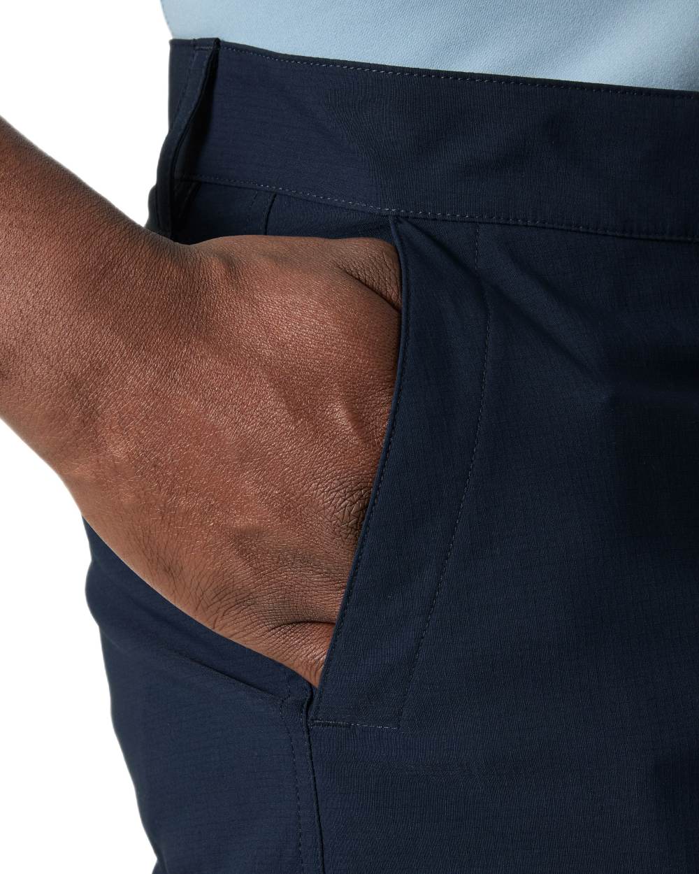 Navy coloured Helly Hansen Mens HH Quick-Dry Cargo Shorts 11 on white background