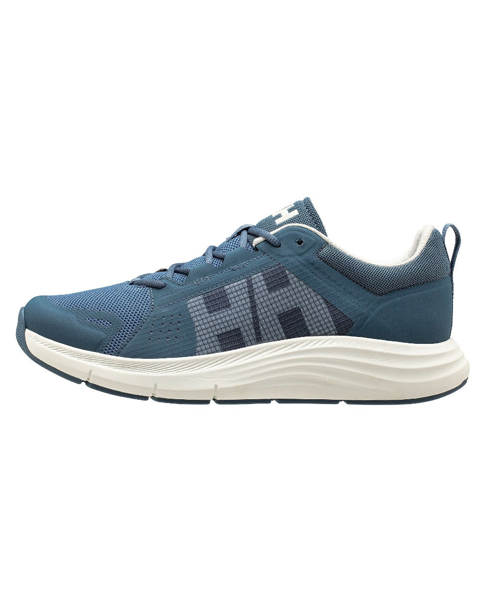 Washed Navy Coloured Helly Hansen Mens HP Ahiga EVO 5 Marine Lifestyle Shoes on white background