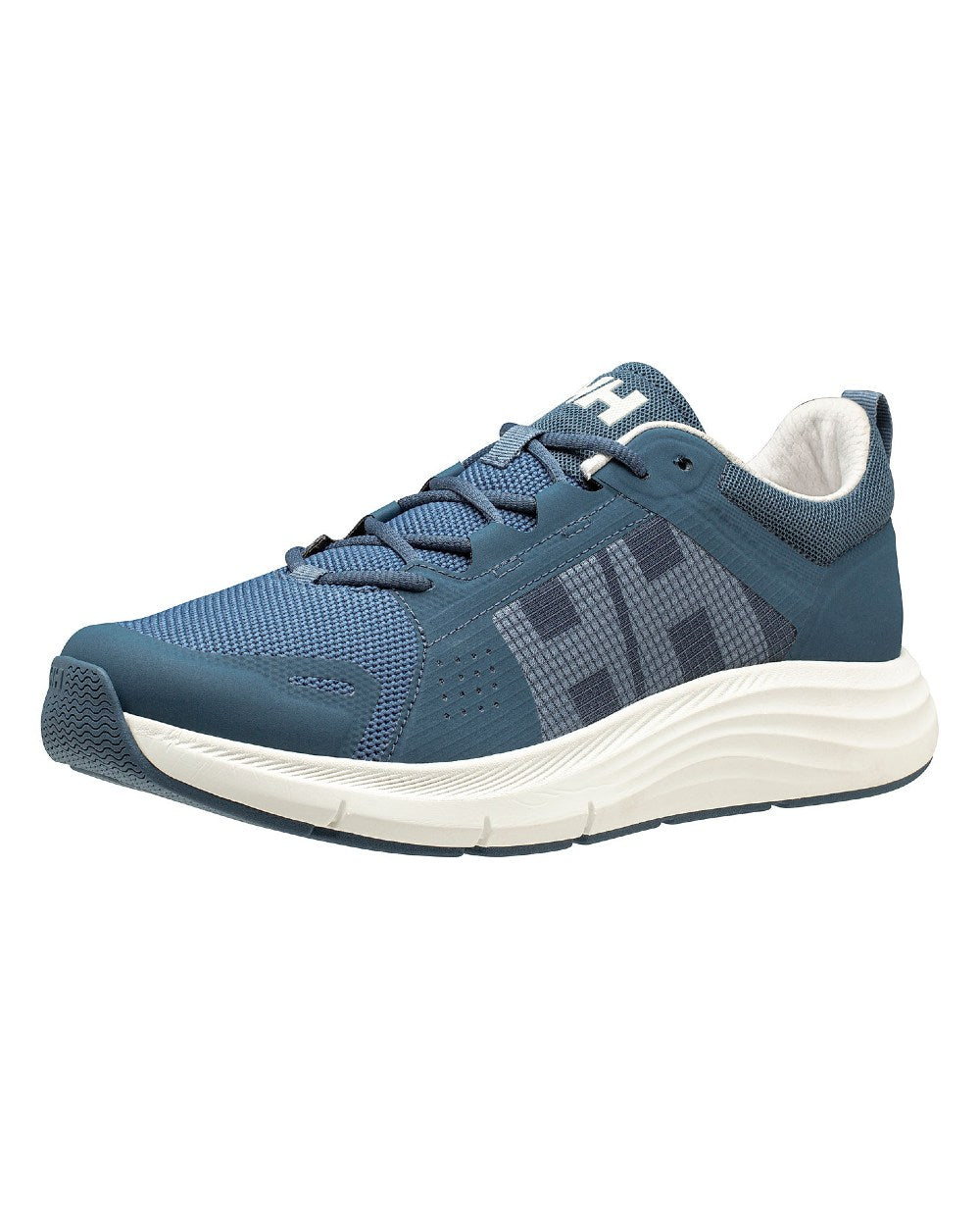 Washed Navy Coloured Helly Hansen Mens HP Ahiga EVO 5 Marine Lifestyle Shoes on white background