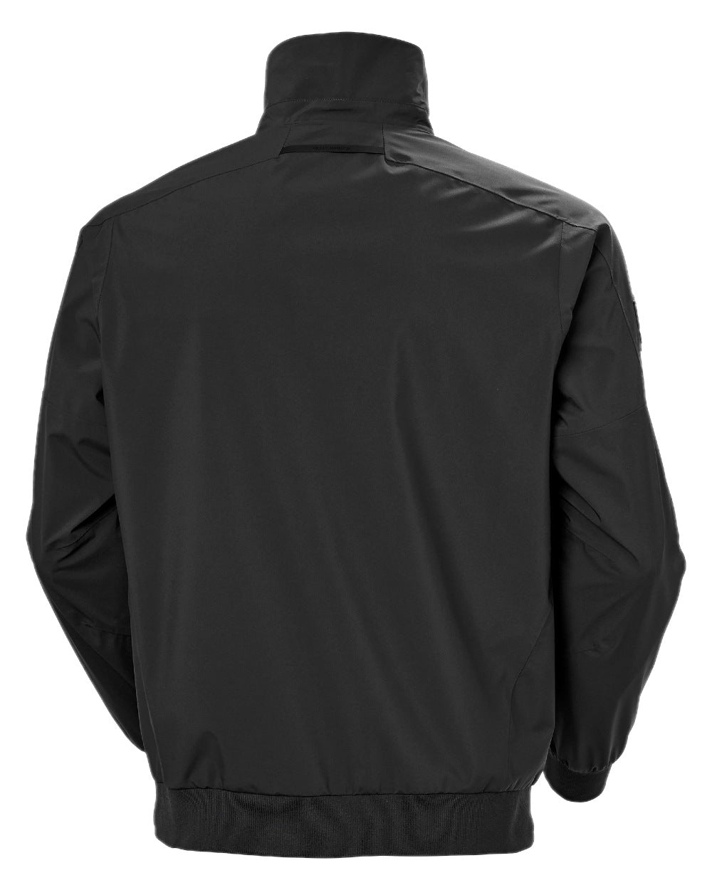 Ebony coloured Helly Hansen Mens HP Racing Bomber Jacket 3.0 on white background