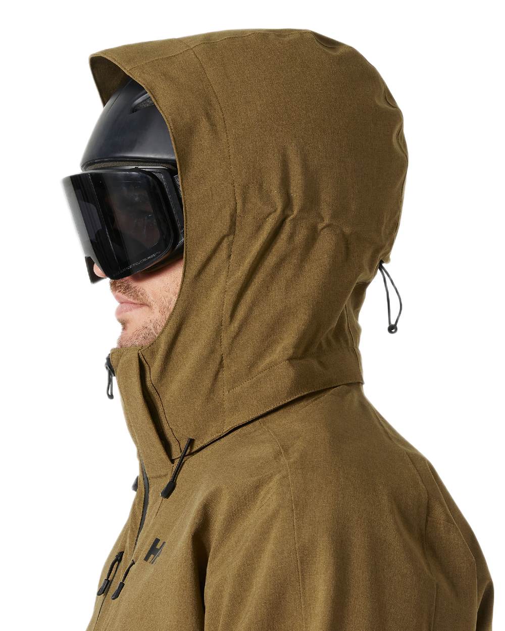 Sepia Coloured Helly Hansen Mens Juniper 3.0 Jacket on white background
