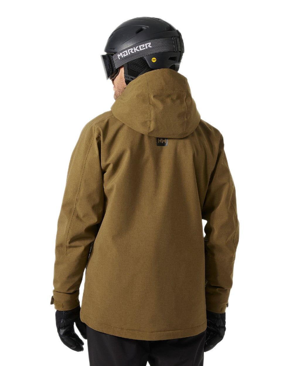 Sepia Coloured Helly Hansen Mens Juniper 3.0 Jacket on white background