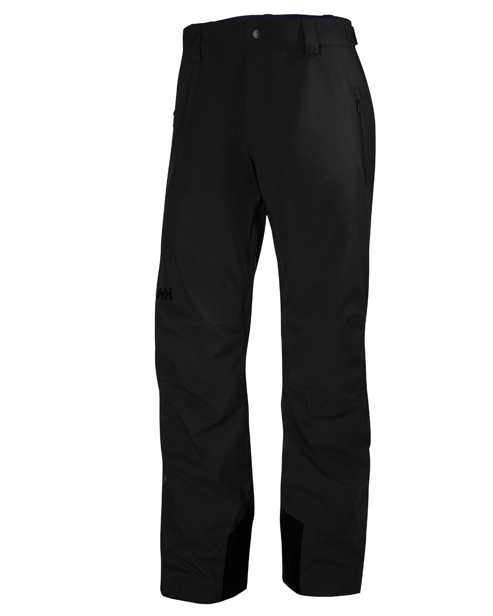 Black Coloured Helly Hansen Mens Legendary Insulated Ski Pants on white background