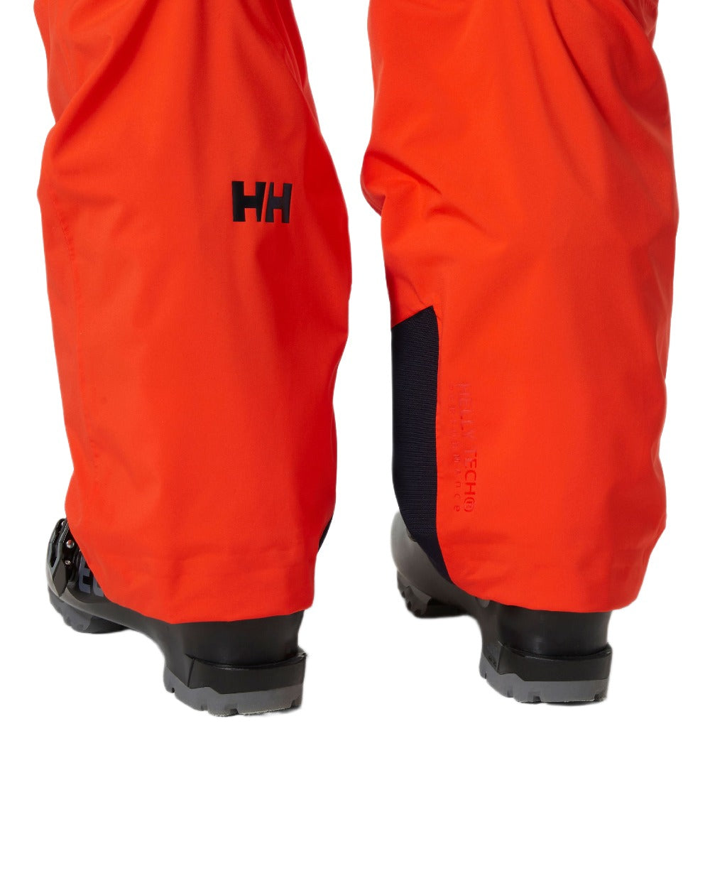Cherry Tomato Coloured Helly Hansen Mens Legendary Insulated Ski Pants on white background