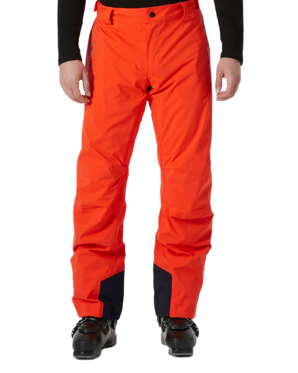 Cherry Tomato Coloured Helly Hansen Mens Legendary Insulated Ski Pants on white background