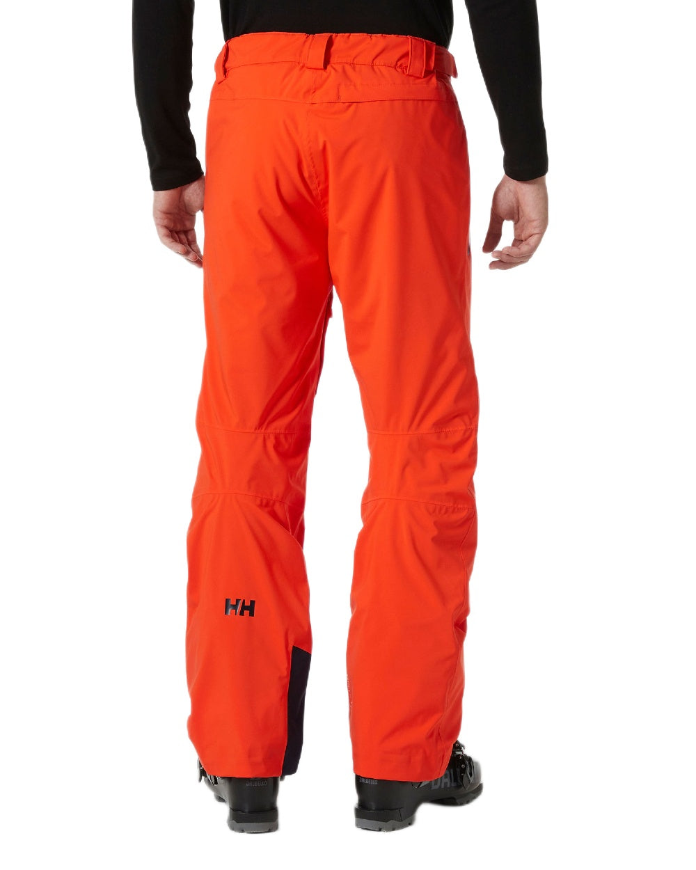 Cherry Tomato Coloured Helly Hansen Mens Legendary Insulated Ski Pants on white background