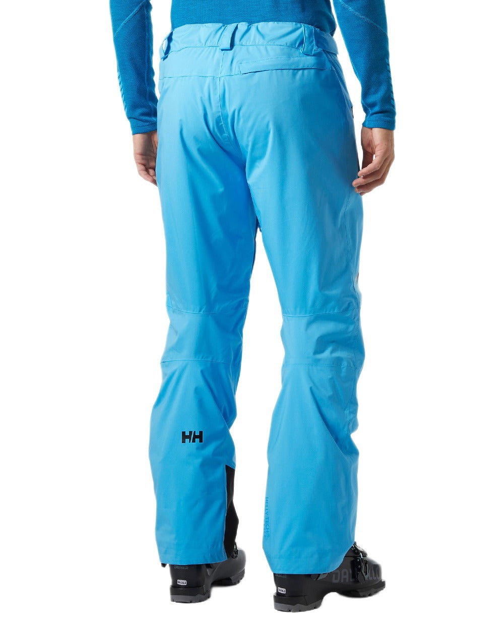 Cyan Coloured Helly Hansen Mens Legendary Insulated Ski Pants on white background