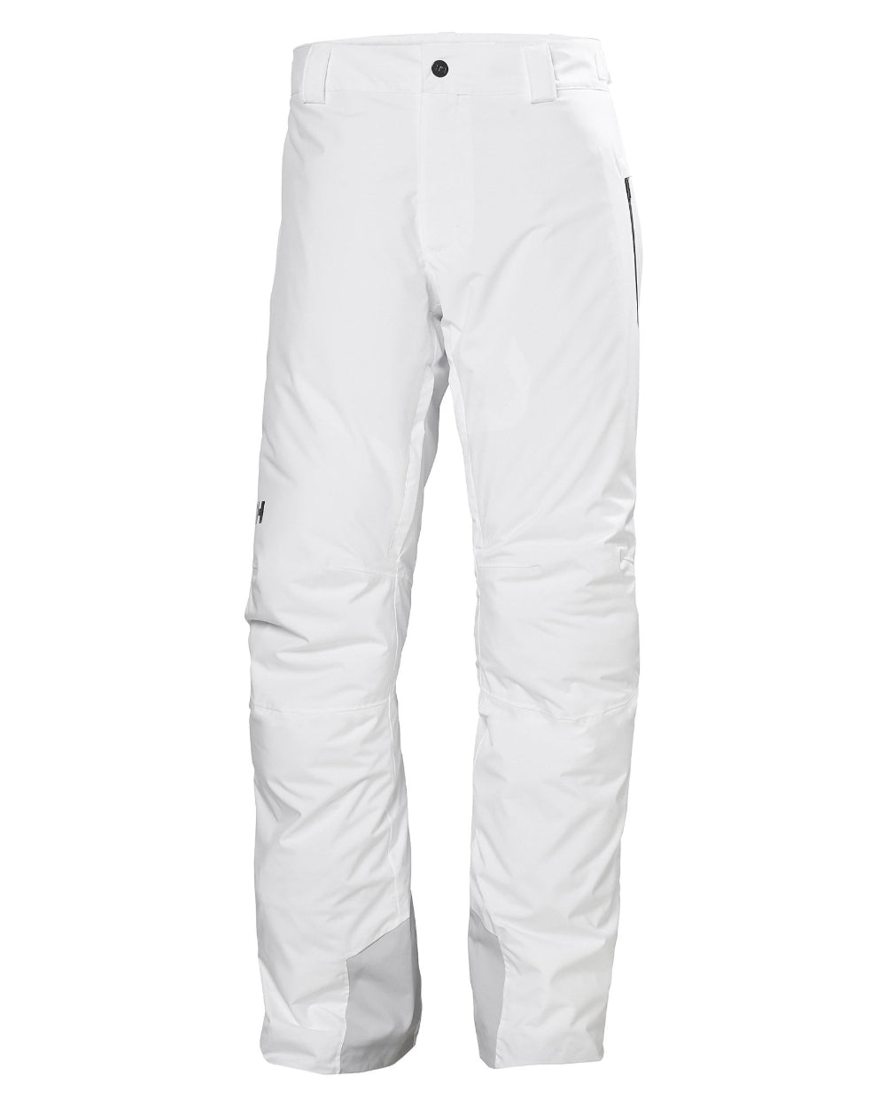 White Coloured Helly Hansen Mens Legendary Insulated Ski Pants on white background